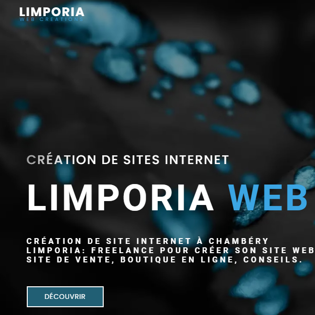 limporia creation site internet chambery